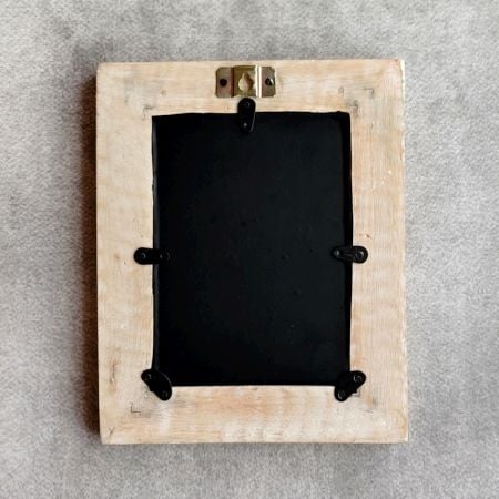 Vintage Hand Painted Kalamkari Fish Floral Frame